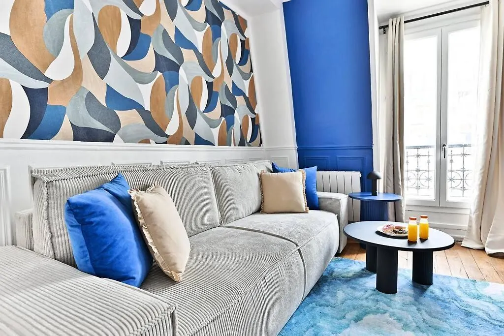 Appartement Paisible Centre De Paris - Bleu - II Apartment