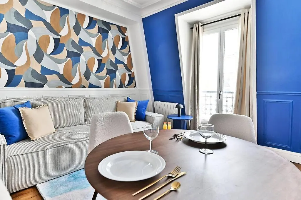 Appartement Paisible Centre De Paris - Bleu - II Apartment