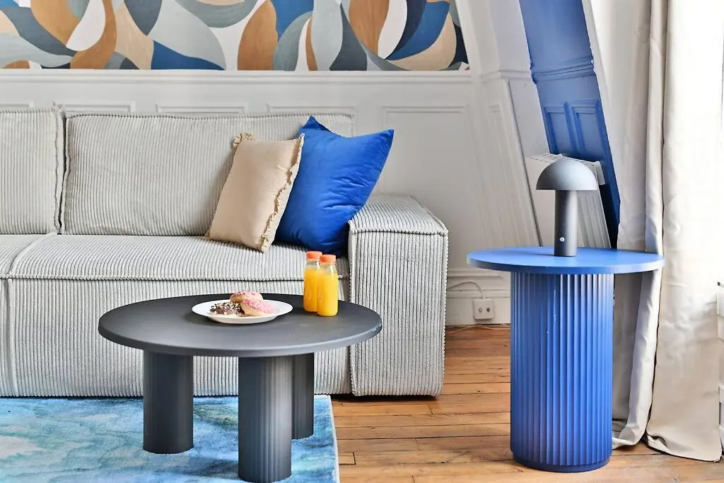 Appartement Paisible Centre De Paris - Bleu - II