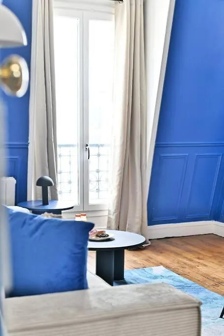 Appartement Paisible Centre De Paris - Bleu - II France