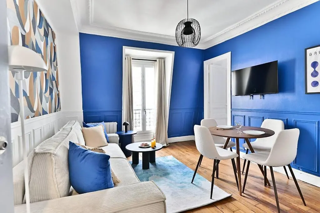 Appartement Paisible Centre De Paris - Bleu - II